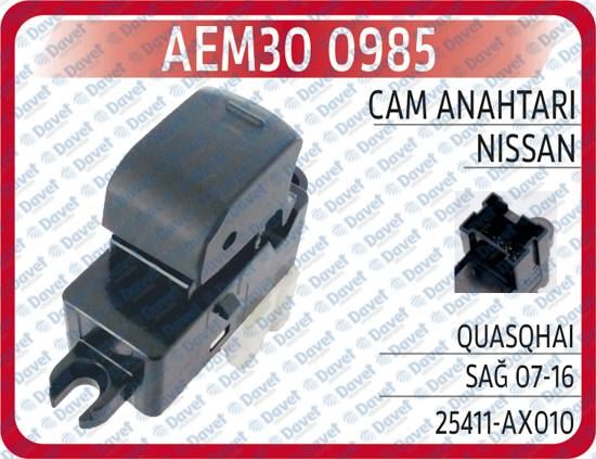 AEM 300985 Cam Anahtari Qashqai Navara Tekli 04-16
